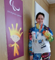 Η Κατερίνα Μάγκου από τη συμμετοχή της στους Παραολυμπιακούς 2014